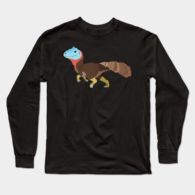 Yutyrannus huali Long Sleeve T-Shirt by charyzard